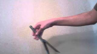 Balisong Tutorial Backhand Screwdriver Beginner [upl. by Nueoht]