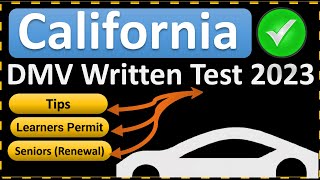 California DMV Written Test 2023🔥Top 30 Must Memorize Real Questions [upl. by Dazhahs]