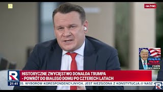 Historyczne zwycięstwo D Trumpa  Tarczyński Rachoń Olechowski  WPunkt [upl. by Amelia]