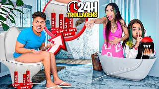 24 TROLLAGENS EM 24 HORAS COM O DIOGO TIBA ele surtou [upl. by Prospero]