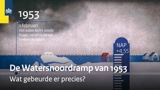 De Watersnoodramp van 1953 wat gebeurde er precies  Animatie [upl. by Anomor]