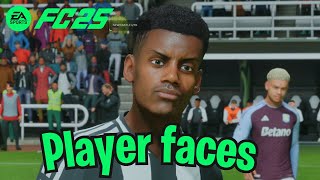 EA SPORTS FC 25  Aston Villa amp Newcastle Player faces [upl. by Arretahs]