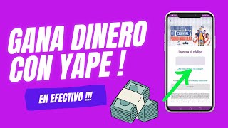 COMO GANAR DINERO EN EFECTIVO CON YAPE [upl. by Rab836]