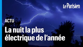 130 000 éclairs pluies diluviennes au moins 3 morts de violents orages ont balayé la France [upl. by Dilahk]