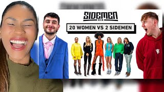 20 WOMEN VS 2 SIDEMEN ANGRY GINGE amp DANNY AARONS EDITION  Reaction [upl. by Harikahs]