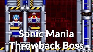 Sonic Manias Chemical Plant Zone boss is a genius SEGA throwback  spoilers [upl. by Aihcats]