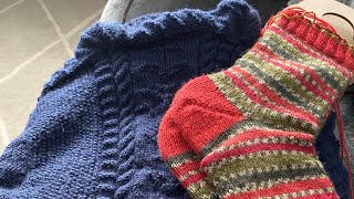 Episode 26  gansey update  giveaway  FO and new cast on apocalypticknitter knittingpodcast [upl. by Sholem860]