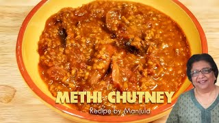 Methi Chutney Recipe  How to make Methi Chutney  Spicy Methi Chutney  Rajasthani Mirchi Vada [upl. by Marcella]