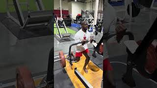 Leg Day Workout for SPORTS Performance Zercher Lunge on BOSU Ball NFL pro Duron Harmon [upl. by Fenwick742]