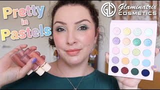 Glaminatrix Pretty in Pastels Palette  Cheek amp Lip Flush review demo wear test 9 looks [upl. by Katee]