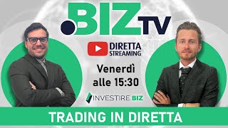 TRADING IN DIRETTA sui MERCATI FINANZIARI  APERTURA USA 1530 Venerdì 3105 [upl. by Marden]