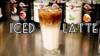 How to Make a Iced Latte  Barista Skills Training  iced latte [upl. by Grayson49]