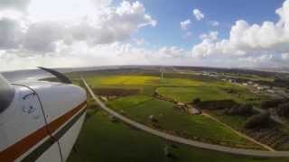 Windy Day Circuits in a Cessna 172 [upl. by Ingalls656]