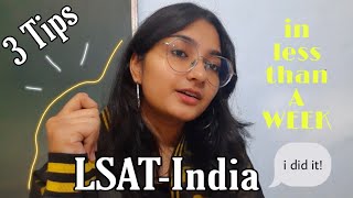 How I Cracked LSATIndia in less than a week [upl. by Magdaia]