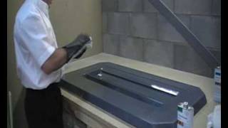 Semipermanent release system Fastcote LP demo on GRP  Fibreglass mould [upl. by Iyre]