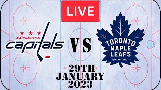 🔴NHL LIVE🔴 Toronto Maple Leafs vs Washington Capitals 29th January 2023 l Reaction [upl. by Lovato]