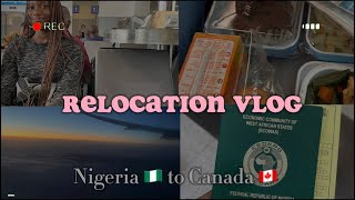 TRAVEL VLOG RELOCATING FROM NIGERIA 🇳🇬 TO CANADA 🇨🇦 AS PERMANENT RESIDENTS [upl. by Kella]