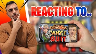 Reacting To Omniarchs quotWhy I Quit CoDquot Video Red Flags Or Inconveniences  Call of Dragons [upl. by Monika]