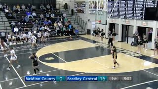 22324 TSSAA Girls Basketball Region 3 Game  Bradley Central vs McMinn County [upl. by Nahsor]