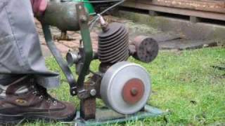 ATCO  Villiers Midget two stroke engine 98cc 1955 [upl. by Ynoep129]