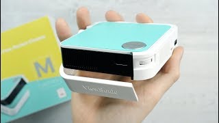 Pocket sized projector with JBL Sound  ViewSonic M1 Mini  Fortnite Gamplay [upl. by Nnylireg643]