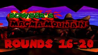 Mario Party  Bowsers Magma Mountain Rounds 1620 [upl. by Ennirok]