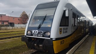 SA132002 KD Z KAMIEŃCA ZĄBKOWICIEGO DO LEGNICY ODJAZD Z STACJI ZĄBKOWICE ŚLĄSKIE [upl. by Yancy249]