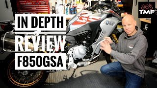 Living with the 2019 BMW F850GS Adventure  In depth review [upl. by Artemus]