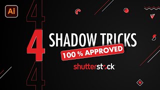 illustrator Shadow For Shutterstock Tips and Tricks in Hindi [upl. by Urbannal392]