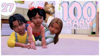 Anniversaire des TRIPLETTES et Daphné ACCOUCHE  Un garçon  🤔💕  100 Baby Challenge SIMS 4  EP27 [upl. by Boycey921]