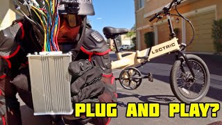 WEEKLY VLOG LECTRIC XP LITE CONTROLLER UPGRADE  YAMEE EBIKE UPDATE  CUSTOM PAINT PROJECT DAY 2 [upl. by Mariand]