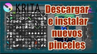 Instalar pinceles Tutorial Krita [upl. by Janine130]