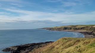 DAY 5 Killantringan Lighthouse and beach near Portpatrick Scotland [upl. by Wilone]