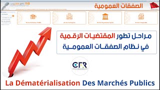 تطور المقتضيـات الرقـمية في نـظام الصفقــات العمومــية  La Dématérialisation Des Marchés Publics [upl. by Ellerret]