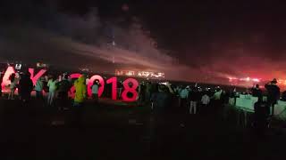 Record breaking firework  Ras Al Khaimah  UAE  AL MARJAN ISLAND  2018  Happy New Year [upl. by Hadihahs783]