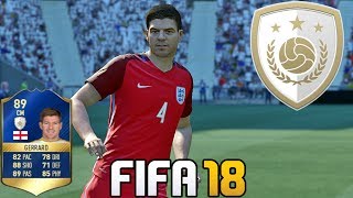 FIFA 18  New Icon  Gerrard  Game Face  Card Rating [upl. by Eatnuhs]