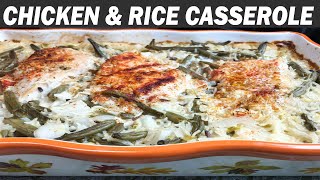 DELICIOUS CHICKEN amp RICE CASSEROLE  Cook With Me Easy Casserole [upl. by Aitnahs]