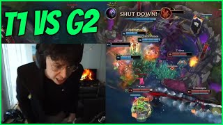 Caedrels Reaction To T1 VS G2 Series [upl. by Parsons]