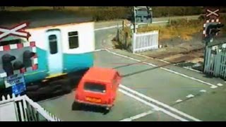 Car hit by train  Top Gear series 9  BBC [upl. by Nike290]