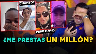 BROMA A FAMOSOS ¿ME PRESTAS 1 MILLÓN DE PESOS 🤣 MOZART KAREN YAPOORT CARLOS MONTESQUIEU [upl. by Bail]