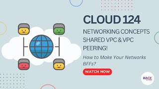 Cloud 124 Networking Concepts  Shared VPC amp VPC Peering  Hack The Cloud [upl. by Haiel]