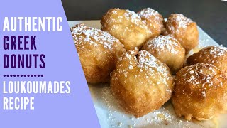 LOUKOUMADES  Yia Yias Recipe  Authentic Greek  Greek Honey Donuts  Traditional [upl. by Esiled]