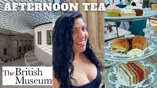 BEST AFTERNOON TEA IN LONDON British Museum edition  sandwiches scones cakes amp ancient artefacts [upl. by Dickerson612]