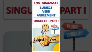 Subject Verb Agreement  Singular Part 1 [upl. by Xella54]