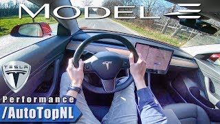 2019 Tesla Model 3 PERFORMANCE POV Test Drive by AutoTopNL [upl. by Shotton]