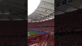 Hymn śpiewany przez kibiców Euro 2024 mecz Polska  Holandia [upl. by Ailak128]