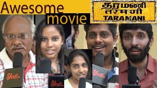 Taramani Public Review  Andrea Jeremiah Vasanth Ravi  Ram  Taramani Movie Review [upl. by Nosral38]