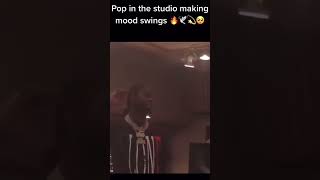 Pop Smoke Mood Swings Studio 🔥🕊💫🥺 [upl. by Ahsinan]