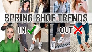 SPRING 2024 SHOE TRENDS Whats IN and Whats OUT [upl. by Esirtal]