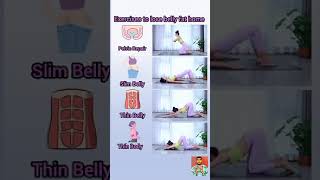 exercises to lose belly fat homeshorts reducebellyfat weightloss [upl. by Josepha]